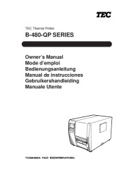 Toshiba TEC B-480-QP Printer Owners Manual page 1
