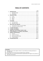 Toshiba TEC B-480-QP Printer Owners Manual page 6