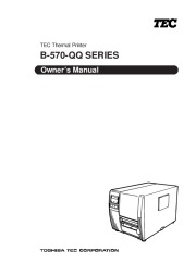 Toshiba TEC B-570-QQ Thermal Printer Owners Manual page 1