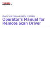 Toshiba E-Studio 5520C 6520C 6530C FC 2330C 2820C 2830C 3520C 3530C DP Remote Scan Driver Manual page 1