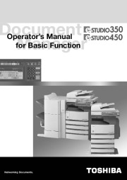 Toshiba e-STUDIO 350 450 Copier Operators Manual page 1